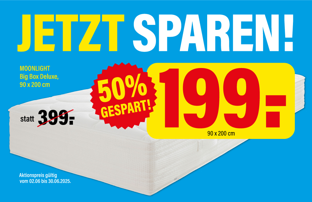 Sonderangebot Matratze Big Box Deluxe