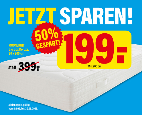 Sonderangebot Matratze Big Box Deluxe