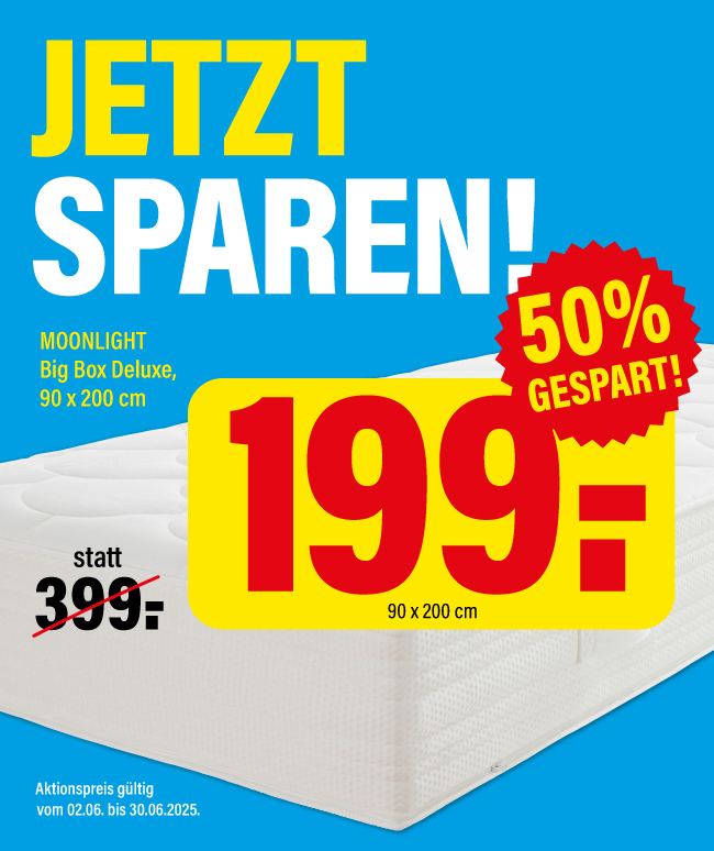 Sonderangebot Matratze Big Box Deluxe