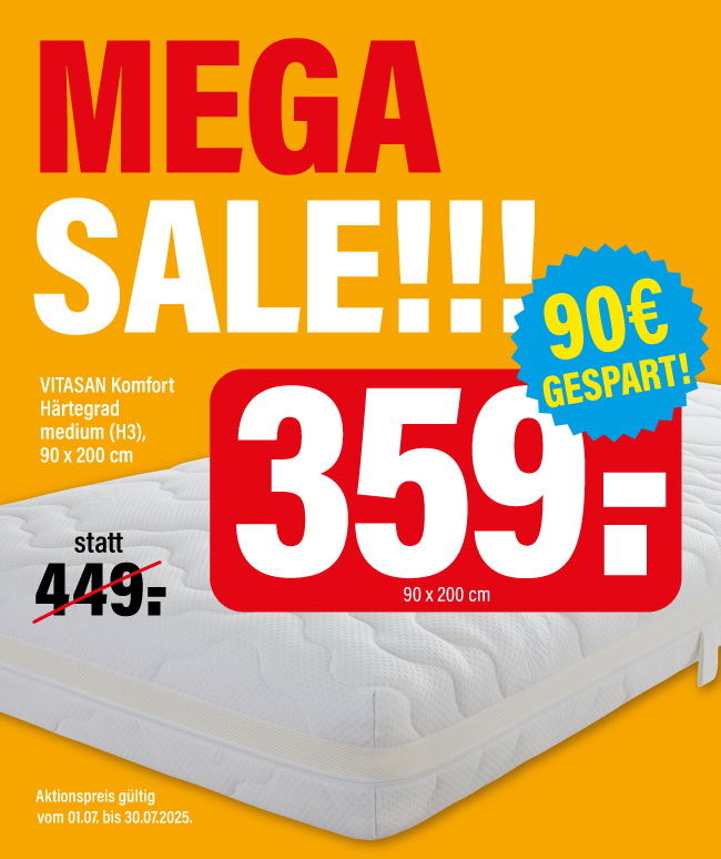 Sonderangebot Matratze Vitasan Komfort